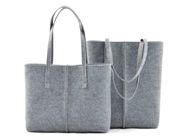 Biodegradable Non Woven Felt Tote Bags For Women Shopping