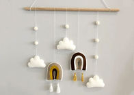 Simple Type Felt Fabric Crafts Wooden Support Hanging Decoration Pendent